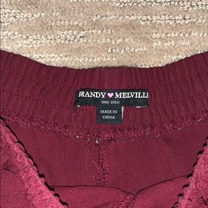Brandy Melville Shorts - MAROON SHORTS Brandy Melville Shorts - MAROON SHORTS